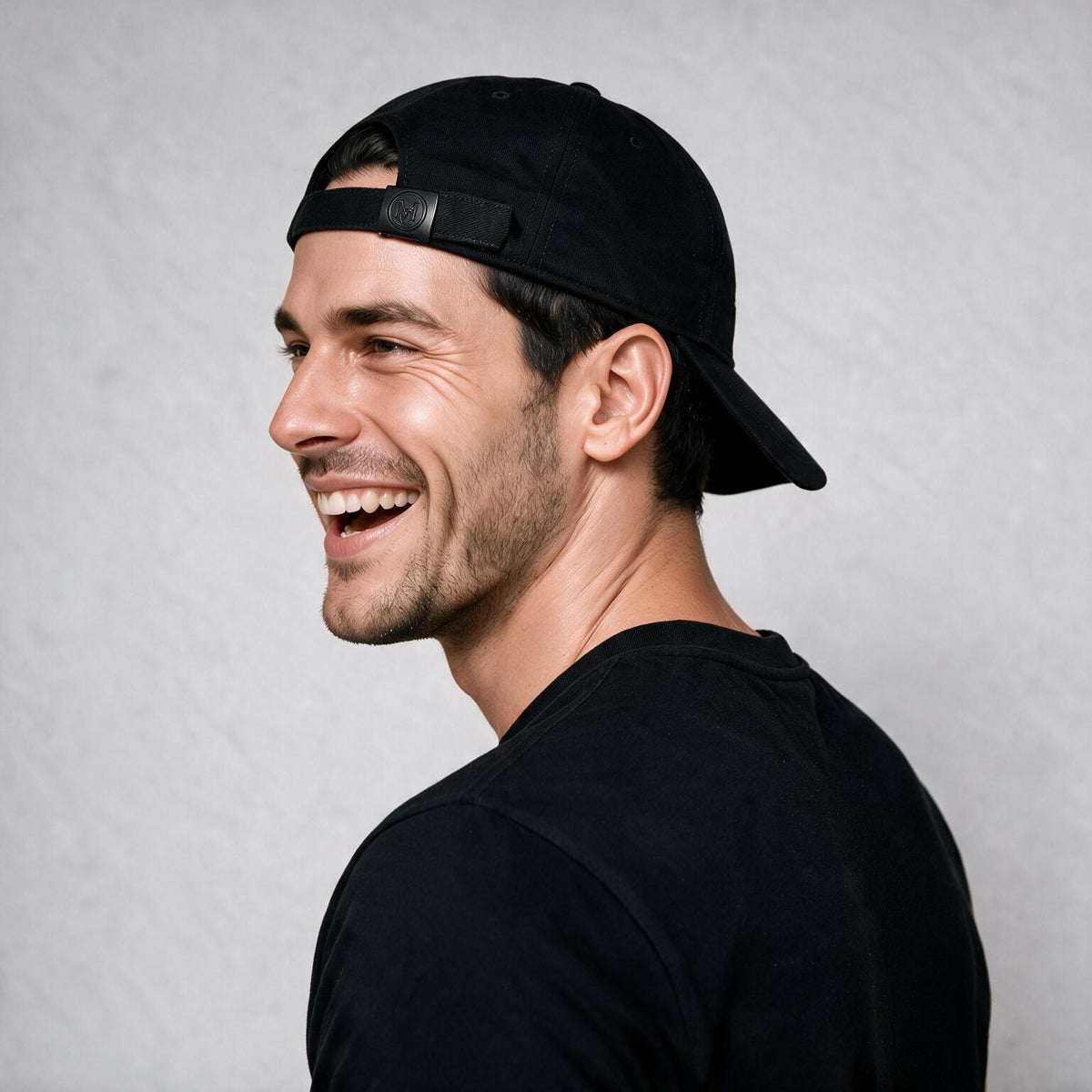 The same cap worn back to front